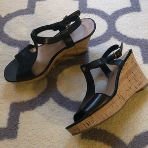 Franco Sarto cork wedge